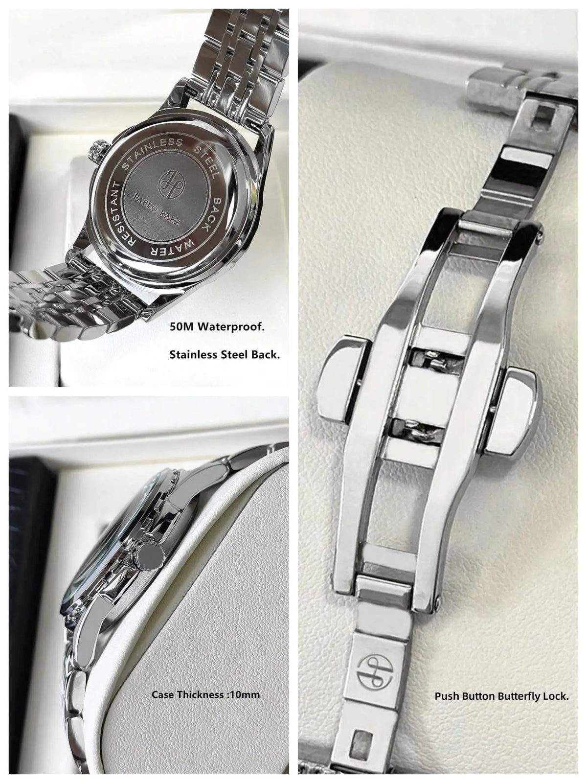 Chronos Prestige — Reloj Premium para Hombre | Acero, Cuarzo y Diseño Luminoso