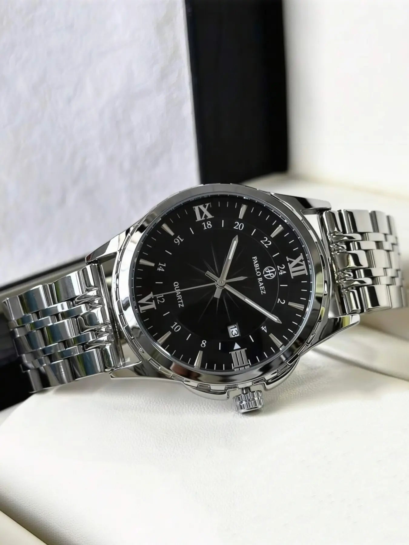 Chronos Prestige — Reloj Premium para Hombre | Acero, Cuarzo y Diseño Luminoso