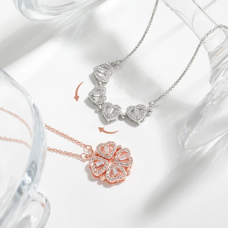 Élysée Clover — Collar Premium | Trébol de Cuatro Hojas Transformable