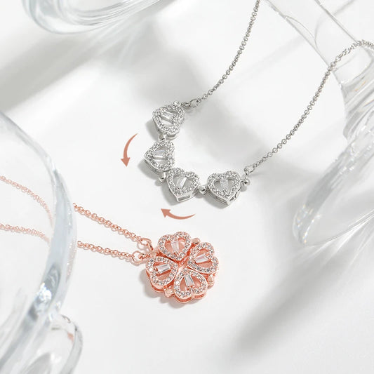 Élysée Clover — Collar Premium | Trébol de Cuatro Hojas Transformable