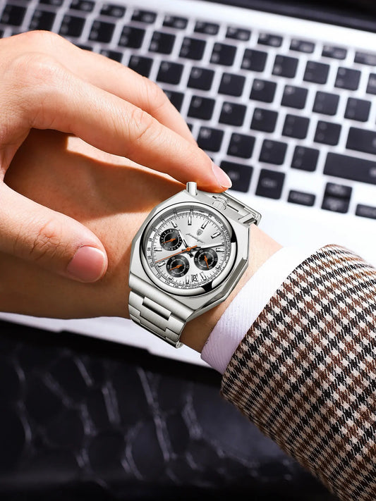Aurelius Prestige — Reloj de Lujo para Hombre | Acero Inoxidable y Cuarzo