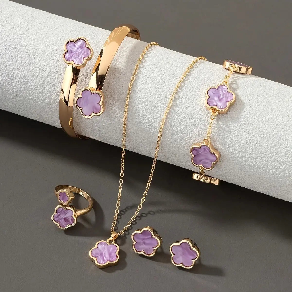 Noir Fleur — Set Premium de Joyería | 5 Piezas para Mujer