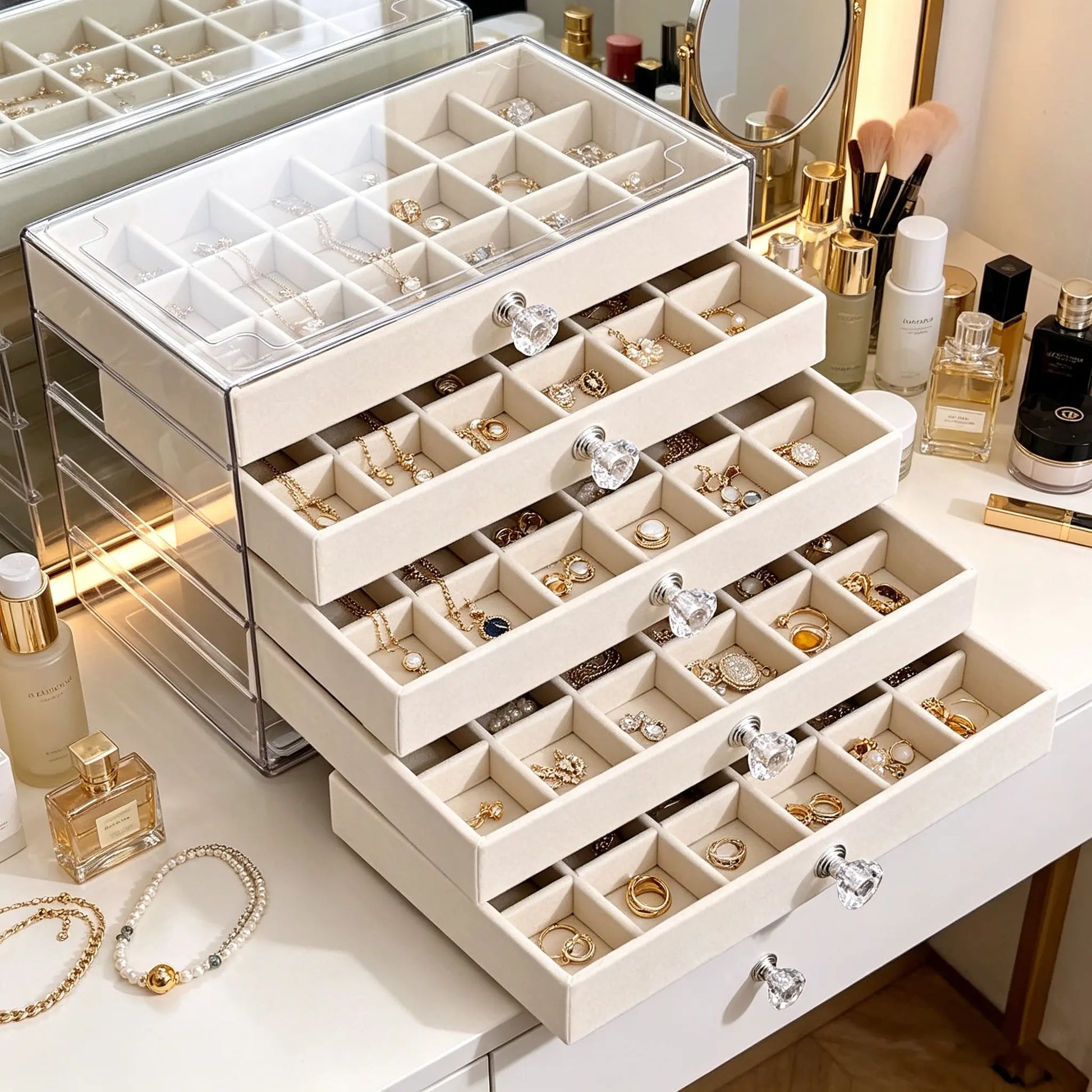 Royal Jewelry Box — Organizador Premium | Joyas y Accesorios