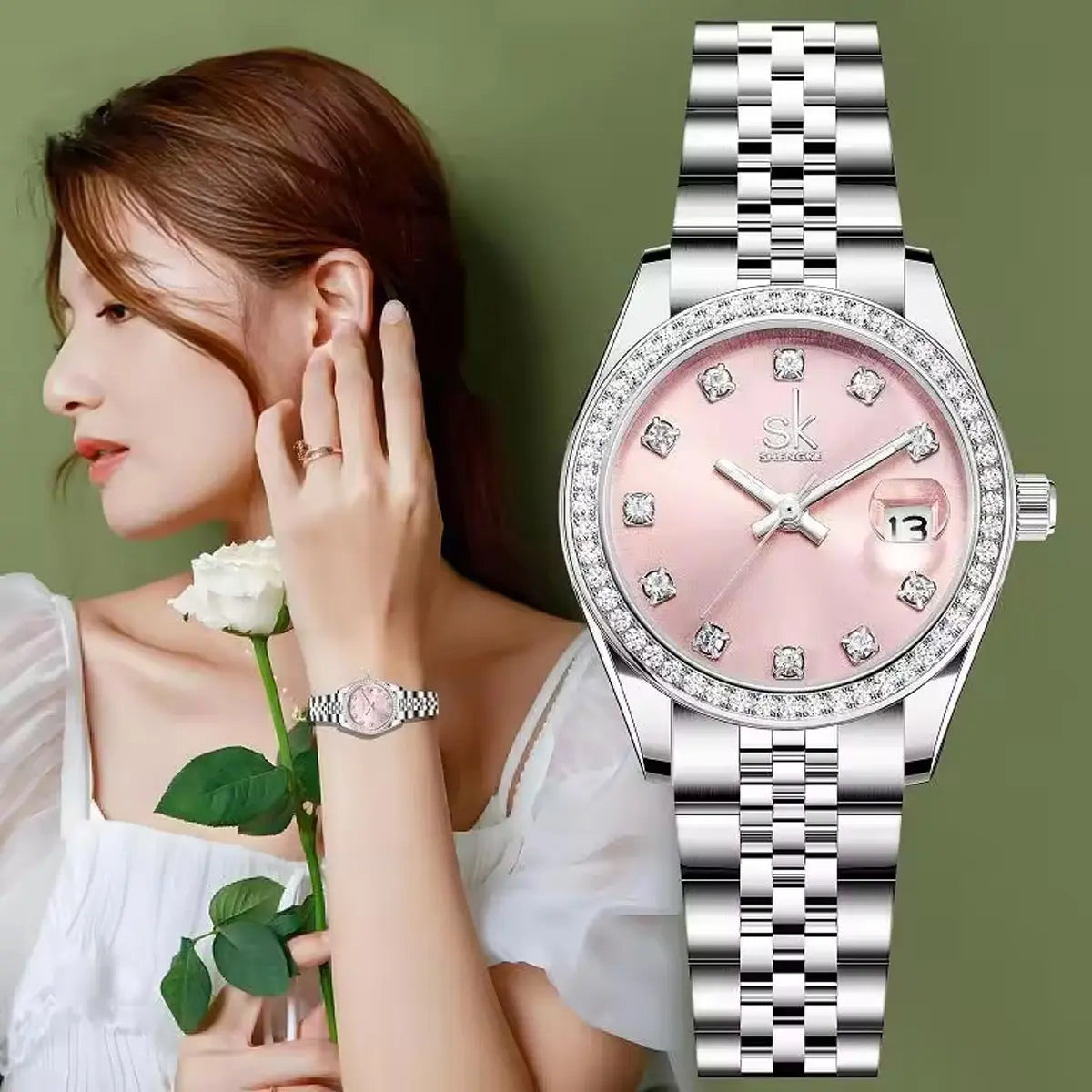 Élysée Femme — Set Premium para Mujer | Reloj, Collar y Pendientes