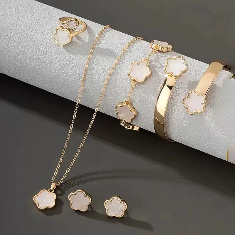 Noir Fleur — Set Premium de Joyería | 5 Piezas para Mujer