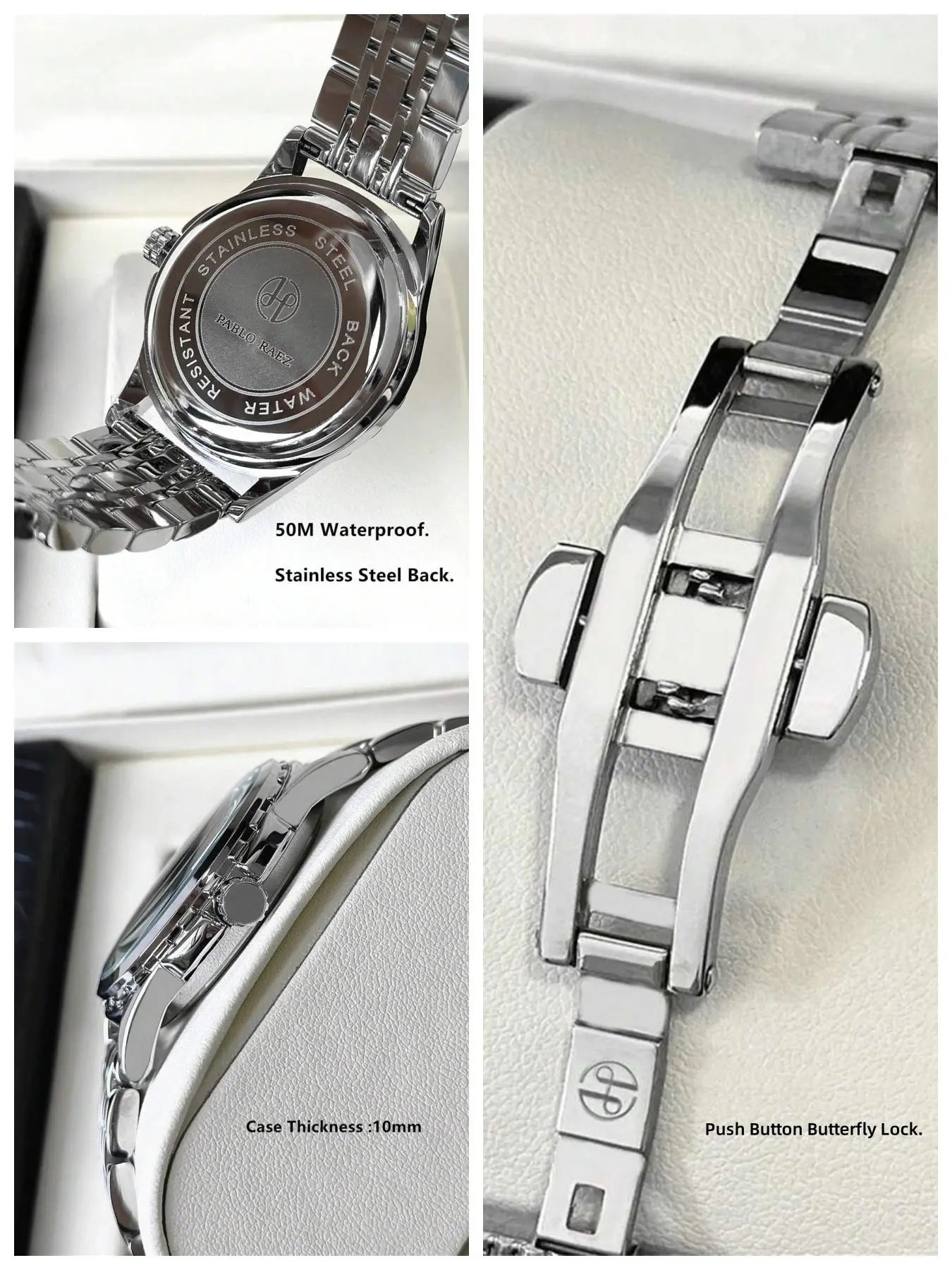 Chronos Prestige — Reloj Premium para Hombre | Acero, Cuarzo y Diseño Luminoso