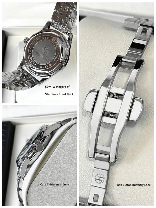 Chronos Prestige — Reloj Premium para Hombre | Acero, Cuarzo y Diseño Luminoso
