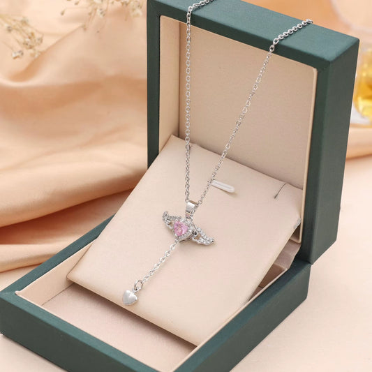 Collar Cupid Wings — Alas de Ángel Doradas | Acero Inoxidable 316L
